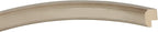 OVALCREST Oval Beveled Wall Mirror for Home Decor - Toronto Style - Taupe - 18" x 14"