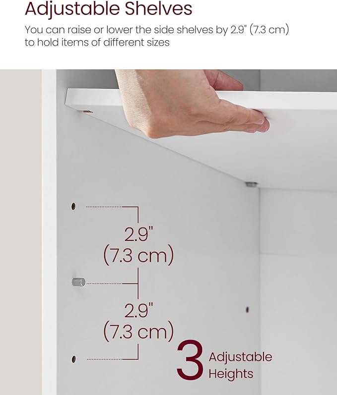 VASAGLE CUSTOS Collection - Shoe Bench, Storage Bench with Padded Seat, Entryway Bench with 12 Compartments, for Bedroom, 11.9 x 40.9 x 18.9 Inches, Cloud White and Slate Gray ULHS012W14