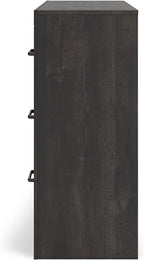 Signature Design by Ashley Delmorta Rustic 6-Drawer Dresser with Safety Stop, Gray