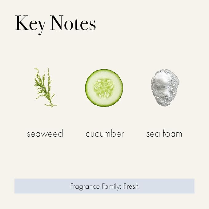 LAFCO New York Signature Candle, Fog & Mist - 15.5 oz - 90-Hour Burn Time - Reusable, Hand Blown Glass Vessel - Made in the USA