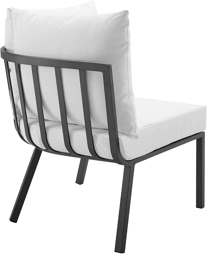 Modway Riverside Outdoor Furniture, 2-Piece Set, Gray White