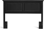 Mantua Arcadia Wood Headboard (Twin, Ebony)