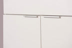 36 White Veneer Bathroom Vanity Flat Door Style RTA Cabinet Base - NITURRA Moderno Series 36 W x 21 D x 34.5 H