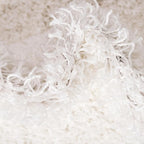 Unique Loom Solid Shag Collection Area Rug (8' Octagon, Snow White)