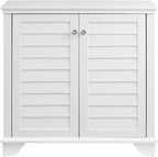 Crosley Furniture Lydia Accent Storage Cabinet, Bar, Buffet for Kitchen, Living Room, or Entryway, White