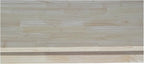 Solid Parawood Trestle Bench Unfinished 72", Kitchen/Dining Furniture, Sturdy & Reliable, Paint or Stain in Any Color, 450 lb Capacity, Entryway, Living Room, Family Room, Breakfast Nook, Unfinished