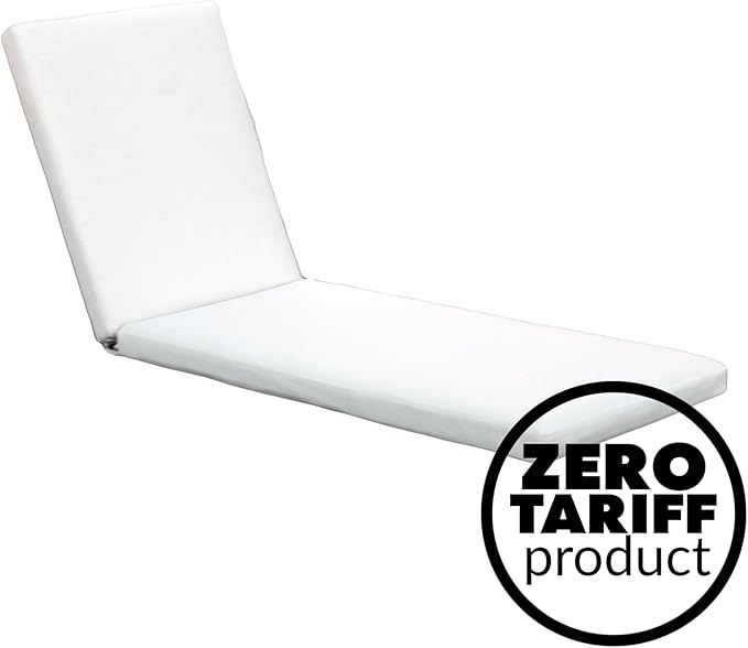 Tommy Bahama Chaise Cushion, 24" X 79" X 2.5", Bamboo Bay Bone