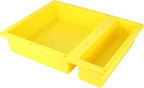 Ready for Tile Waterproof Leak Proof 16" x 20" Bathroom Recessed Shower Niche - Double Bathroom Shelf Organizer Storage for Shampoo & Toiletry Storage - Flush Mount Installation Yellow