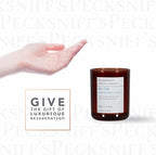 Pecksniff's De-tox Luxury Scented Candle | 1 Wick, 100 g/3.5 oz