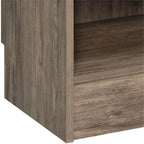 Prepac Narrow Coat Rack Freestanding Hall Tree with 3 Hooks, Entryway Furniture for Coat & Shoe Storage, Entryway Organization with Adjustable Shelf, 14.75"W x 72.5"H x 15.5"D, Set of 4, Drifted Gray