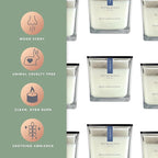 Pecksniff's Prestige 1 Wick Square Candle - Fresh Linen & Daisy Scent, 190g (6.7 oz) - Long-Lasting, Luxurious Fragrance Experience Home Décor