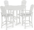 POLYWOOD® Palm Coast Bar Set, White