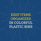 Really Good Stuff Classroom Stacking Bins - Neon - Set of 4