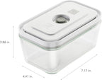 ZWILLING Fresh & Save 3-pc Glass Food Storage Container, Meal Prep Container- Assorted Sizes