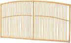 Maykoosh Bohemian Bliss Brown Rattan Modern Marvel Size Wall-Mount Headboard