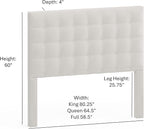 White Sutton Queen Headboard