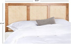 SAFAVIEH Home Collection Vienna Natural Cane Full Headboard Platform, Double