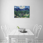 Wieco Art Canvas Prints Wall Art Olive Trees by Van Gogh Classic Abstract Oil Paintings Reproduction Artwork Gallery Wrapped Landscape Pictures for Living Room Bedroom Home Office Decor