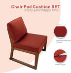 JMGBird Outdoor Chair Cushion Tufted Pillow, Deep Seat Chair Cushion Set 22"x22" Outdoor Cushions for Patio Furniture