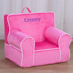 DIBSIES Personalized Creative Wonders Toddler Chair - Ages 1.5 to 4 Years Old (Princess Pink)