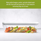 ZWILLING Fresh & Save Glass Vacuum Gratin Dish, Airtight Food Storage Container