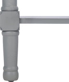 Safavieh Home Collection Haines Distressed Grey 4-Drawer Bottom Shelf Console Table