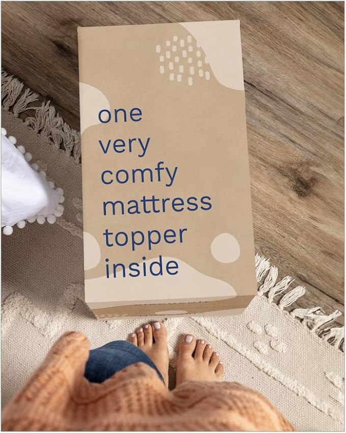 ViscoSoft 2 Inch Memory Foam Mattress Topper King - Select High Density Ventilated Mattress Pad - Premium Removable Rayon Cover