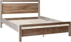 Grain Wood Furniture Loft Full Size Solid Wood Bed, Weathered Pine