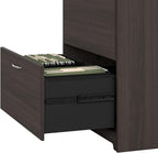Bush Furniture Cabot 2 Drawer Lateral File Cabinet in Heather Gray, Home Office Chest for Letter, Legal, and A4-size Document Storage