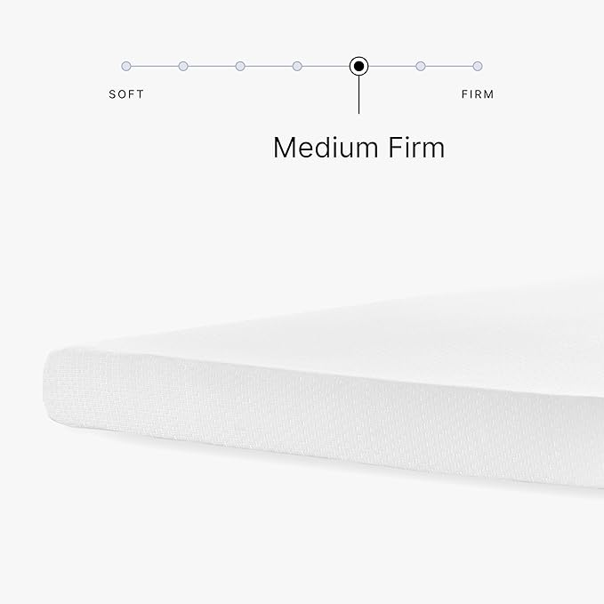 Signature Design by Ashley Queen Size 8 Inch Medium Firm Charcoal Gel & Green Tea Infused Memory Foam Mattress for Pressure Relief, Fiberglass Free, Mattress In A Box