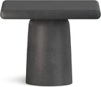 SIMPLIHOME Zachary Coffee Table 2-Piece Set - 42 inch Wide Cast Aluminum Square Living Room Tables in Graphite and Black Nickel, Contemporary Nesting Center Table Set with Flexible Style, Assembled