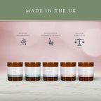 Pecksniff's Amber De-Stress Aroma Therapy Candle | 1 Wick, 184g/6.49oz