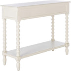 SAFAVIEH Home Collection Athena Distressed White 2-Drawer Console Table