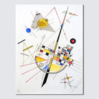 Wieco Art Canvas Prints Delicate Tension #85, 1923 by Wassily Kandinsky Classic Art Reproductions Canvas Wall Art for Home Decoration