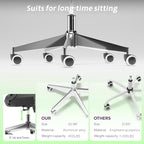 Ergonomic Office Chair with Adjustable Lumbar Support & Flip-Up Armrests - High Back Computer Desk Chair with Thickened Seat Cushion, Rolling Wheels for Home/Office Study Work (05black)