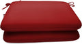 Sunbrella Patio Cushions - (2 Pack) - 18" W x 18" L x 2.5" T, Outdoor Chair Cushion with Comfort, Style & Durability Designed for Outdoor Living - Made in The USA