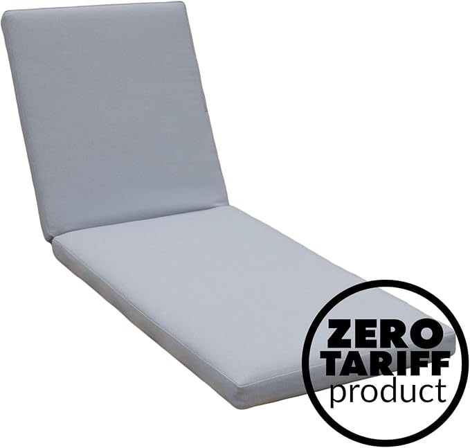 Tommy Bahama Chaise Cushion, 24" X 79" X 2.5", Bamboo Bay Cloud