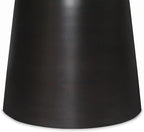 SIMPLIHOME Toby Metal Table - 17 inch Wide Solid Iron Drum Accent Table in Antique Copper, Industrial Side or End Table for Living Room, Bedroom or Entryway with Sculptural Design, Assembled