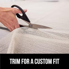 GORILLA GRIP Non Slip Mattress Gripper, Prevents Mattresses from Sliding and Holds Bed in Place, Pad Grips Beds, Sofa, Couch, Chair Cushions and Helps Keep Topper from Slipping, Easy Trim Pads Twin XL