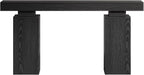 Tribesigns 63-Inch Long Console Table, Farmhouse Entryway Table Behind Couch, Wooden Foyer Stand Entry Station, Modern Hallway Accent Furniture for Living Room Decor, Entrance, Black