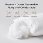 Acanva 16x16 Throw Pillow Inserts Set of 4, Premium Polyester Fiber Fill Square Sham Stuffer Cushion for Sofa, Bed, Couch and Chair, Machine Washable, 16x16 Inch(for 14x14 Cover), White 4 Count