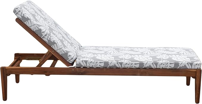 Tommy Bahama Chaise Cushion, 26" X 77" X 2.5", Tropical Chrome