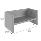 Children's Factory Adapta-Bench, CF910-055, Sky, Kids Flexible Seating, Classroom, Preschool and Daycare Furniture, Indoor or Outdoor Toddler Chairs