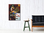 Wieco Art Canvas Prints Wall Art Above and Left,1925 by Wassily Kandinsky Classic Abstract Art Reproductions Canvas Wall Art for Living Room Home Decor Wall Decorations