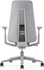 Haworth Fern Office Chair – Ergonomic and Stylish Desk Chair with Breathable Mesh Finish - with Lumbar Support (Silver Leaf)