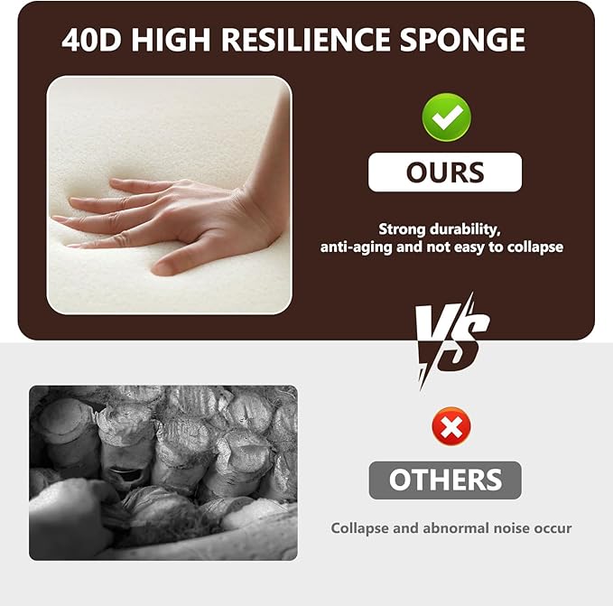 136.6'' L-Shaped Modern Modular Sectional Cloud Couch, 4-Seat Chenille Deep-Seat Sofa with Pillow for Living Room, Bedroom, Apartment, Camel