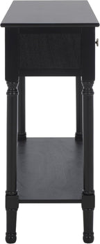 SAFAVIEH Home Collection Josie Black 2-Drawer Console Table for Living Room Foyer Bedroom Hallway Entryway Office