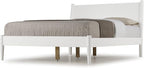 Camaflexi Mid-Century Panel Bed - Twin Size - White
