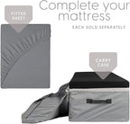 Milliard Dual Sided Premium Tri Folding Mattress, Memory Foam Foldable Mattress with Waterproof Washable Cover + Bonus Eye Mask Included