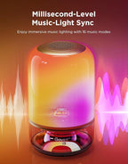 Govee Table Lamp 2 Pro x Sound by JBL, Smart Cordless Table Lamp with Speaker, Music-Light Sync, 16 Music Modes & 100+ Scene Modes, Work with Matter, DIY Customized Rechargeable Desk Lamp for Bedroom